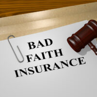 Bad Faith Insurance legal concept