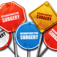 reconstructive surgery, 3D rendering, street signs