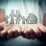 Family care and protection insurance concept Family care and protection insurance concept