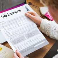 Life Insurance Form Application Security Concept