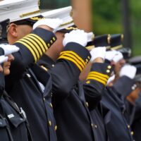 Police Officers in Salute