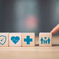 Protection and insurance concept car home and health ,Preventing and evaluating potential business investment benefits, life insurance, Protect your family and loved ones from accidents